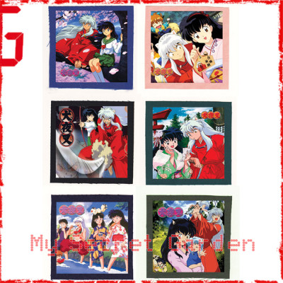 Inuyasha 犬夜叉 anime Cloth Patch or Magnet Set 